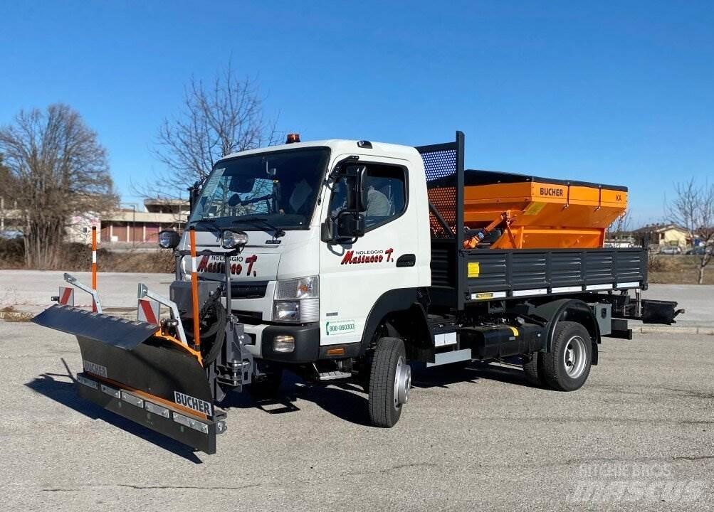 Mitsubishi 6C18 제설 블레이드 및 제설기