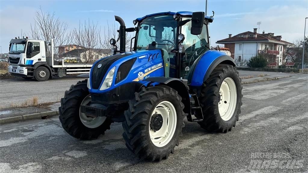 New Holland T5.120 4x4 제설 블레이드 및 제설기