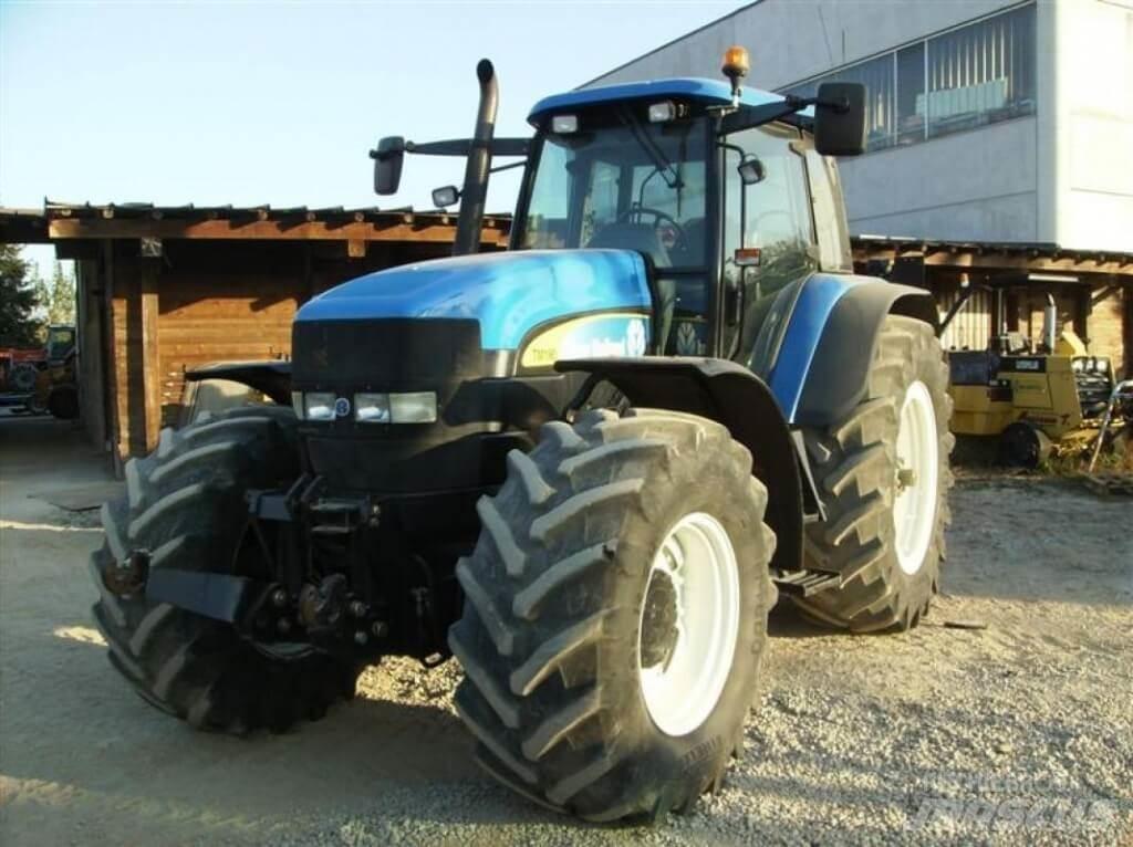 New Holland TM190 제설 블레이드 및 제설기