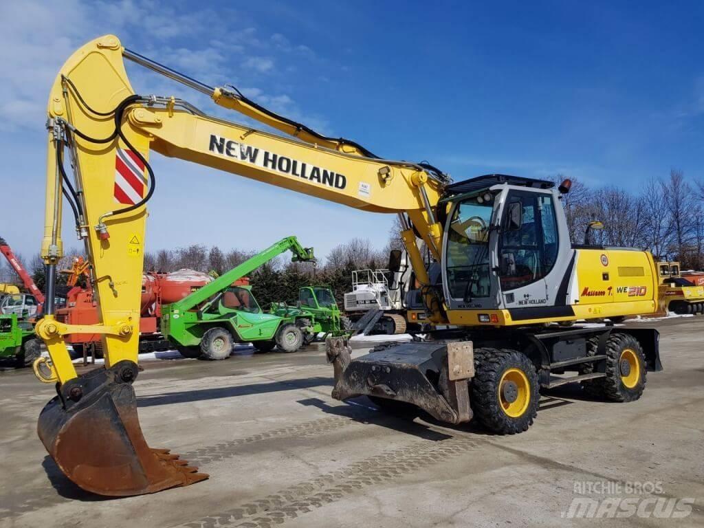 New Holland WE210  휠 굴삭기