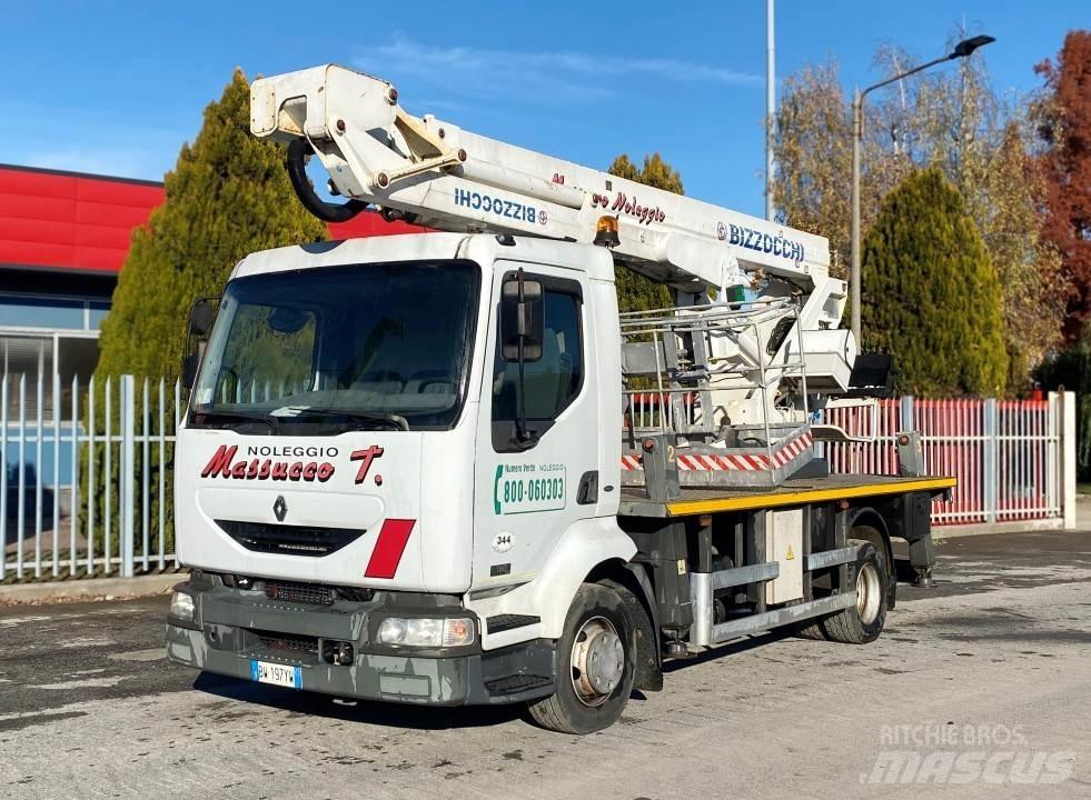 Renault MIDLUM 180 Dci 트럭 탑재 고소작업대