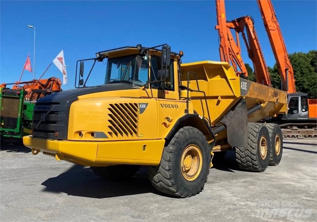 Volvo A30E 6X6 건설현장 덤프트럭