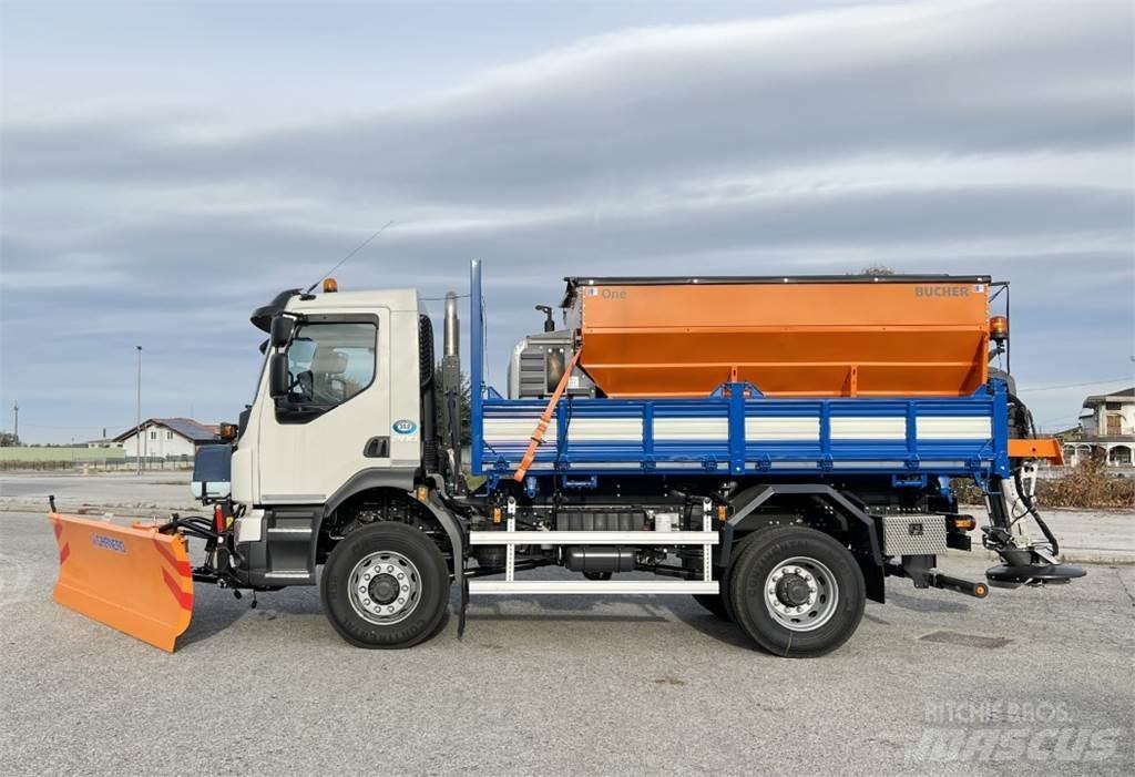 Volvo BM FL816-280 4X4 제설 블레이드 및 제설기