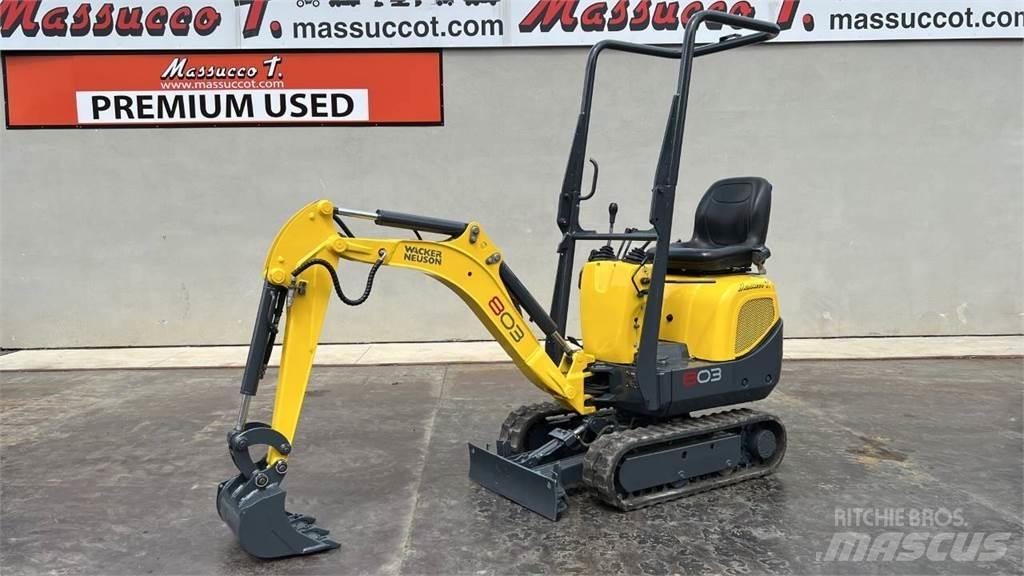 Wacker Neuson 803 소형 굴삭기 7톤 미만