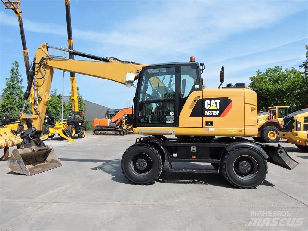 CAT M315  휠 굴삭기