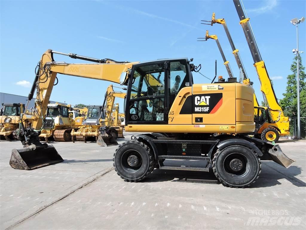 CAT M315  휠 굴삭기