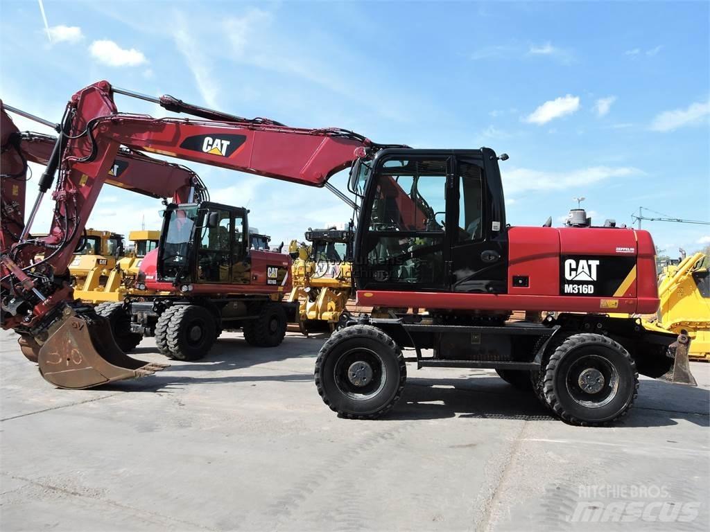 CAT M316D  휠 굴삭기