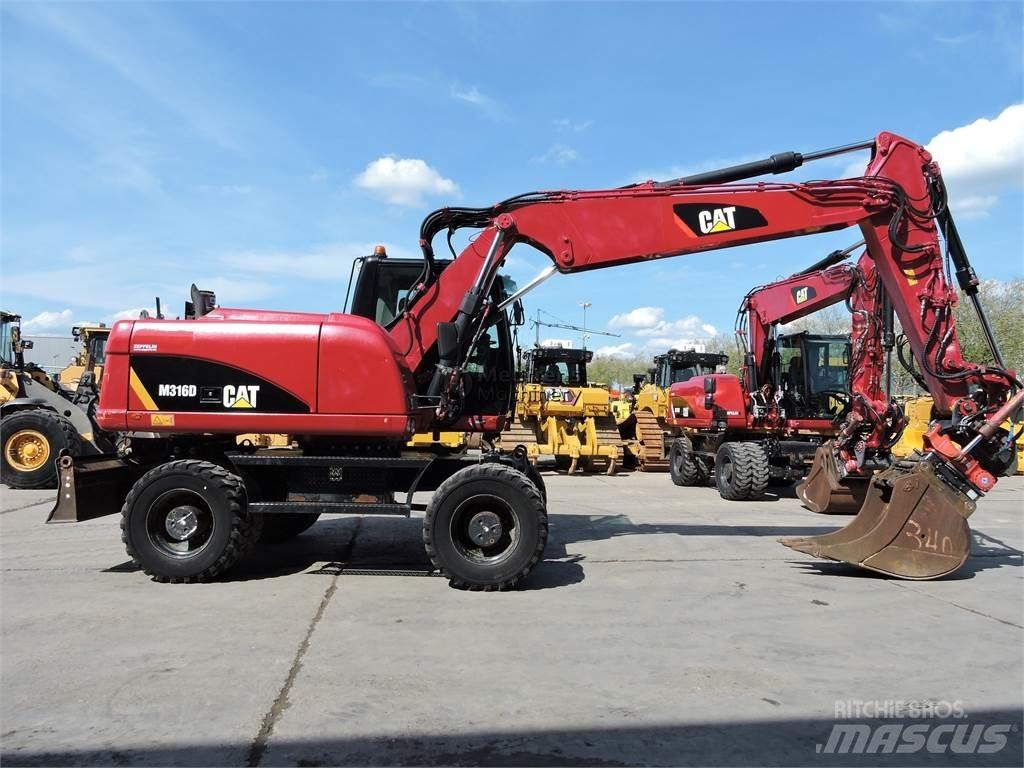 CAT M316D  휠 굴삭기