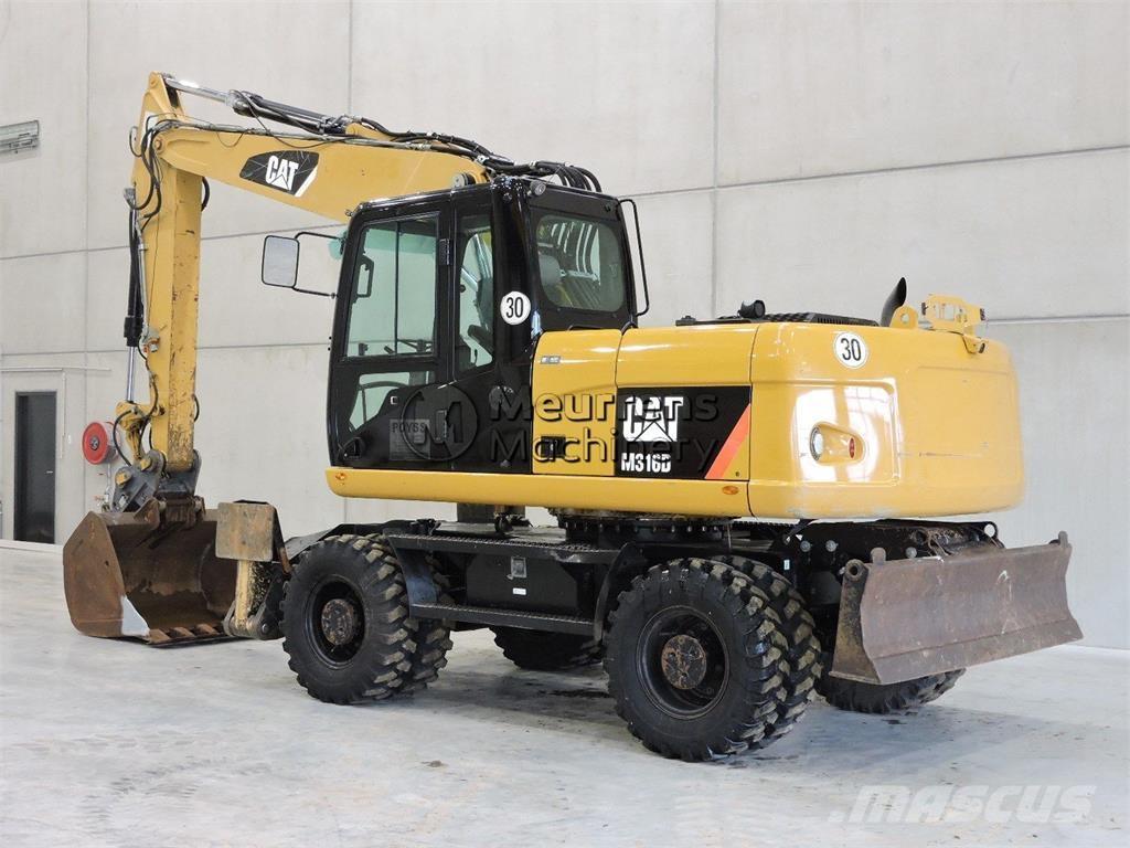 CAT M316D  휠 굴삭기