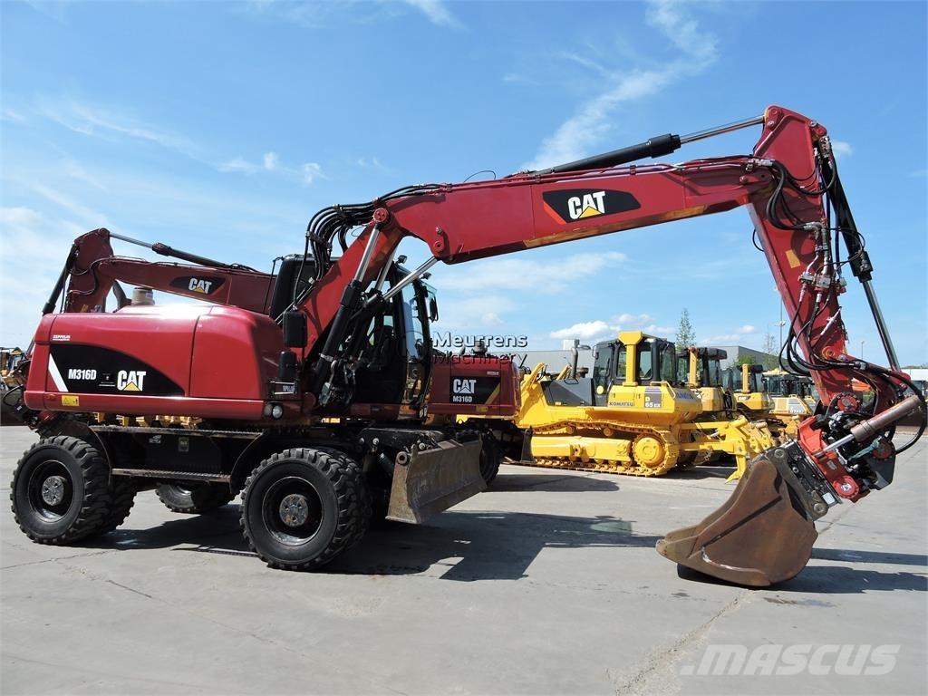 CAT M316D ROTOTILT  휠 굴삭기