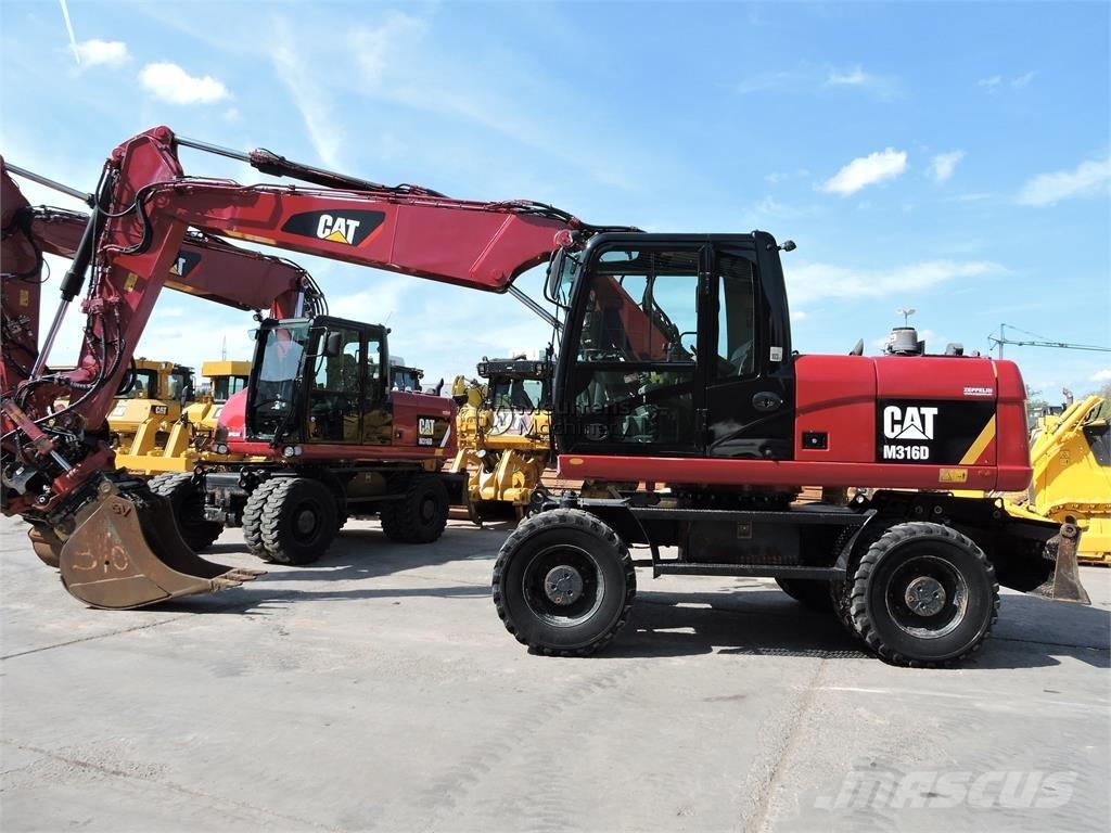 CAT M316D ROTOTILT  휠 굴삭기