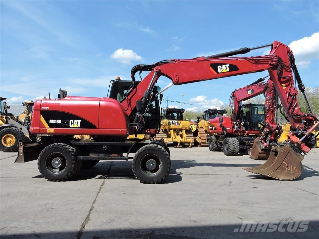 CAT M316D ROTOTILT  휠 굴삭기