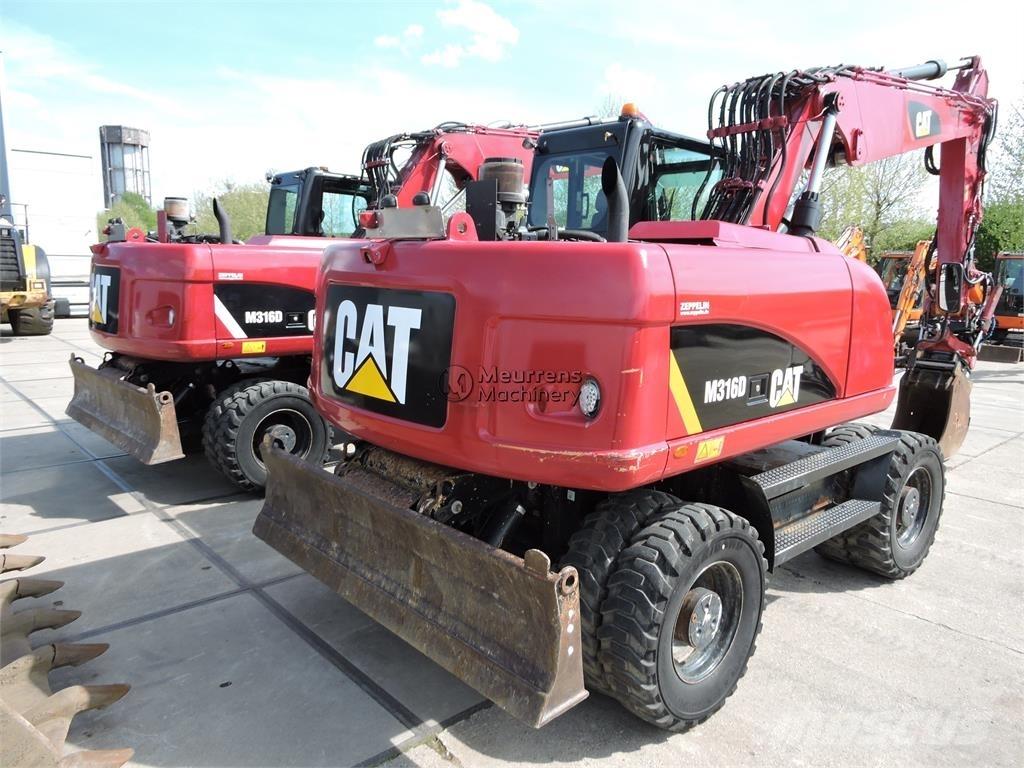 CAT M316D ROTOTILT  휠 굴삭기