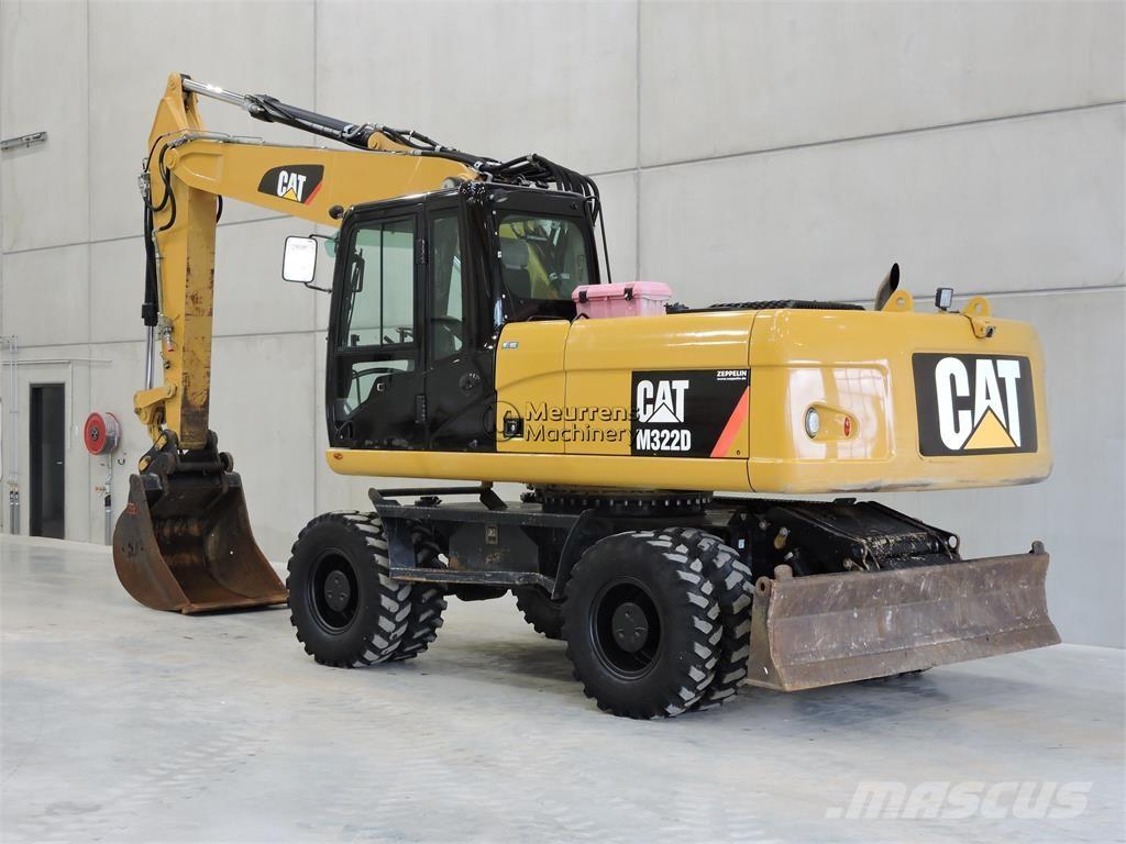 CAT M322D  휠 굴삭기