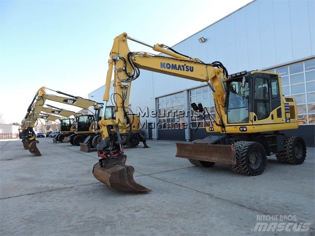 Komatsu PW148  휠 굴삭기