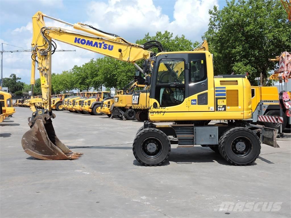 Komatsu PW148  휠 굴삭기