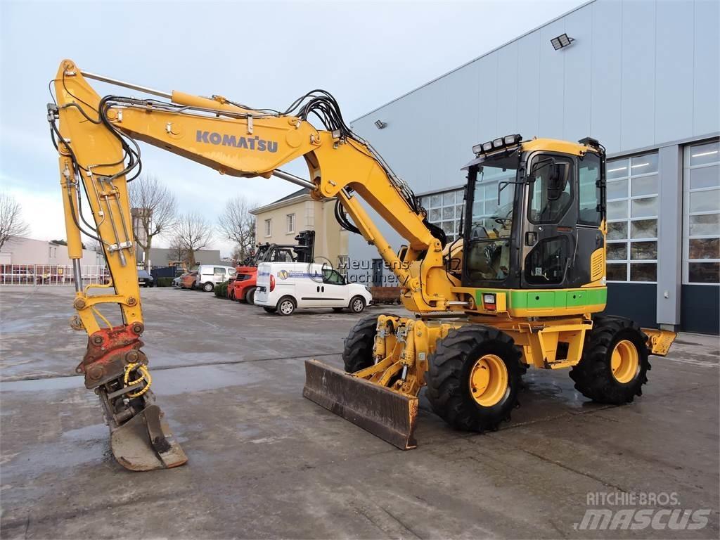Komatsu PW98  휠 굴삭기