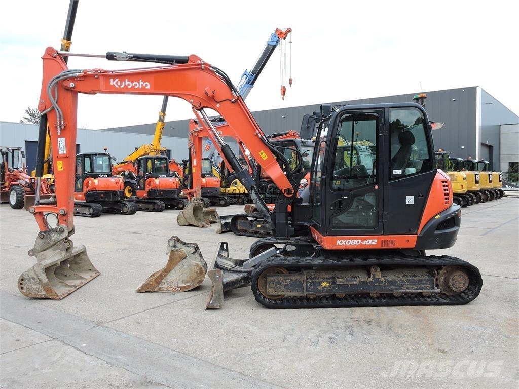 Kubota KX080-4 건설 장비 - 기타