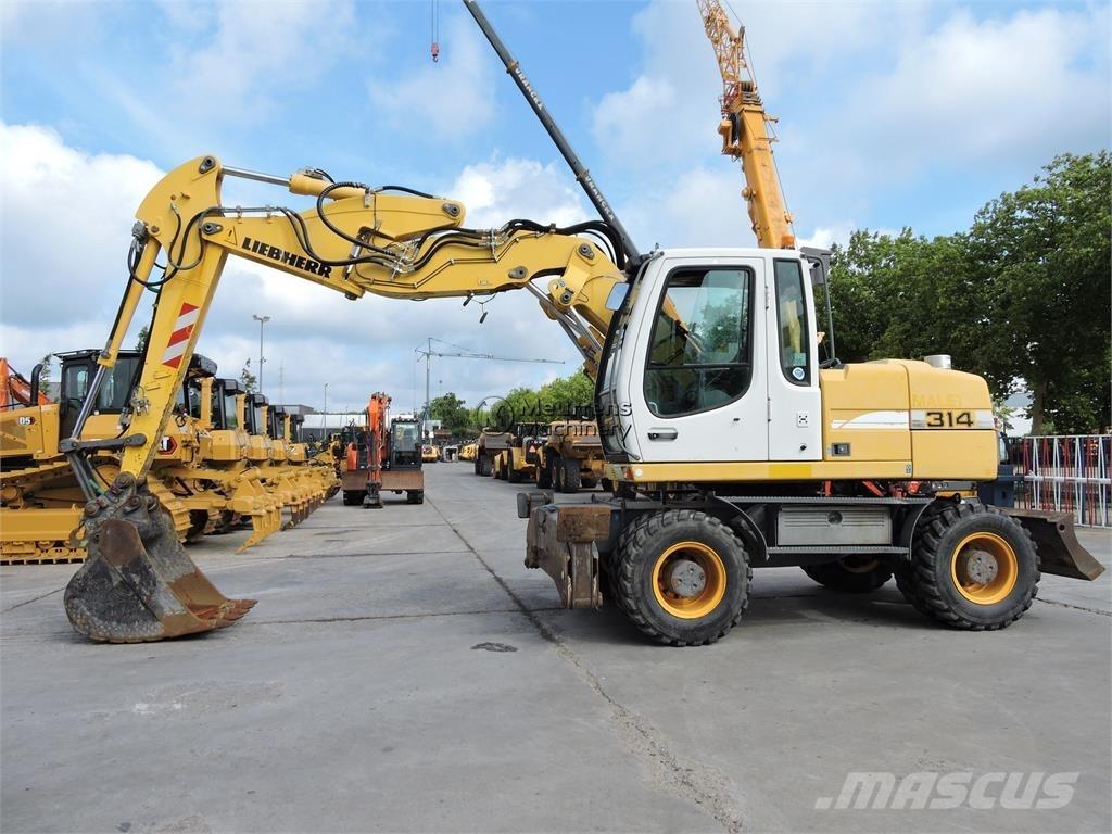 Liebherr A314  휠 굴삭기