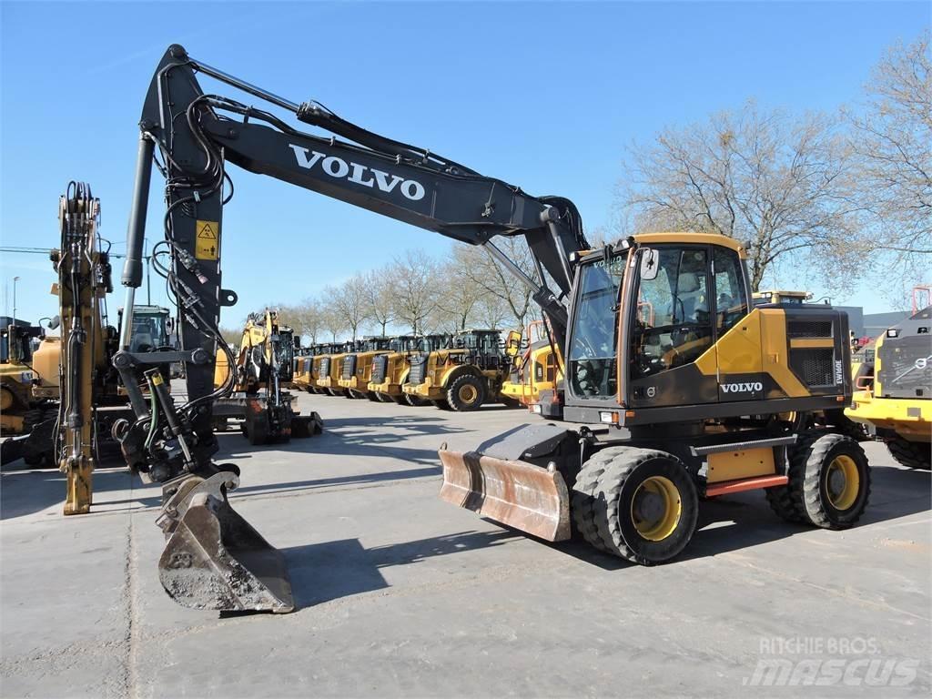 Volvo EW160E  휠 굴삭기