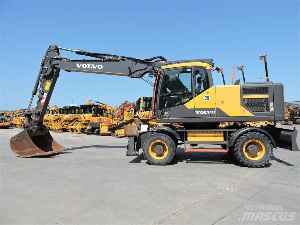 Volvo EW220E GERMAN  휠 굴삭기