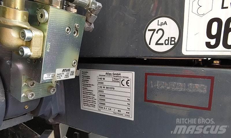 Atlas 140 W  휠 굴삭기