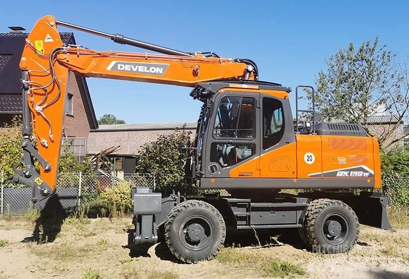 Develon DX 190 W-7  휠 굴삭기