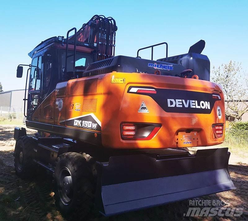 Develon DX 190 W-7  휠 굴삭기