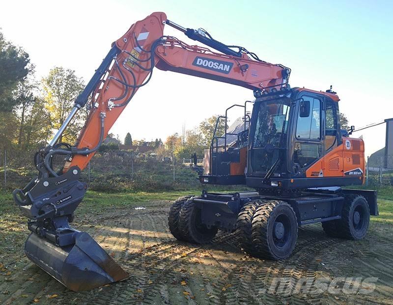 Doosan DX 165 WR-7  휠 굴삭기