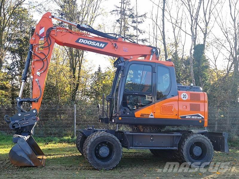 Doosan DX 165 WR-7  휠 굴삭기