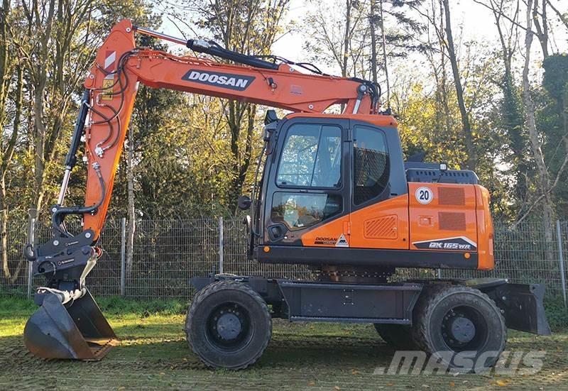 Doosan DX 165 WR-7  휠 굴삭기