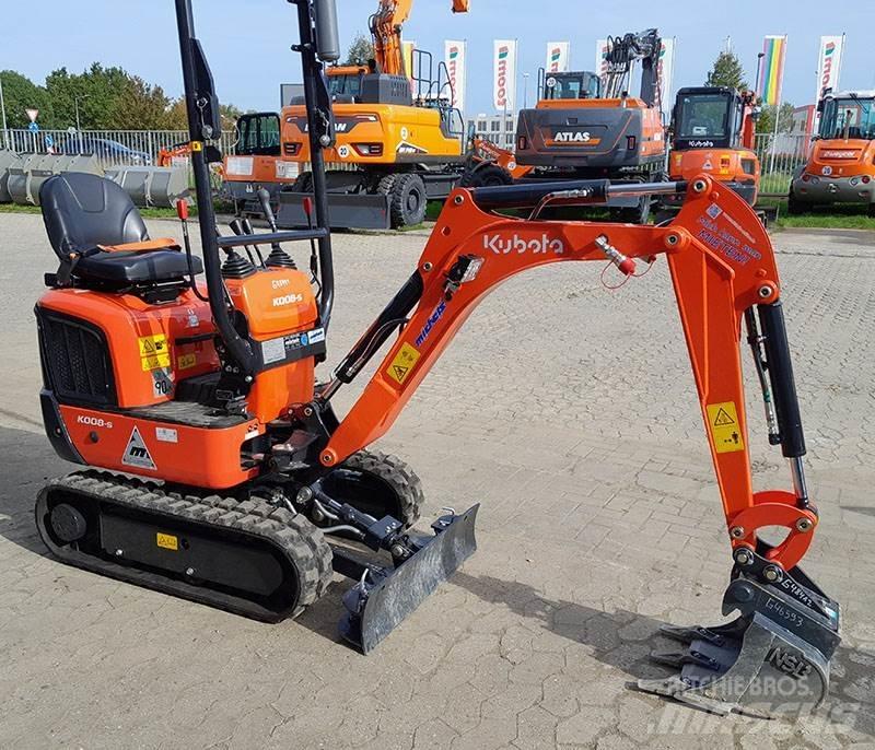 Kubota K 008-5 VHG 소형 굴삭기 7톤 미만