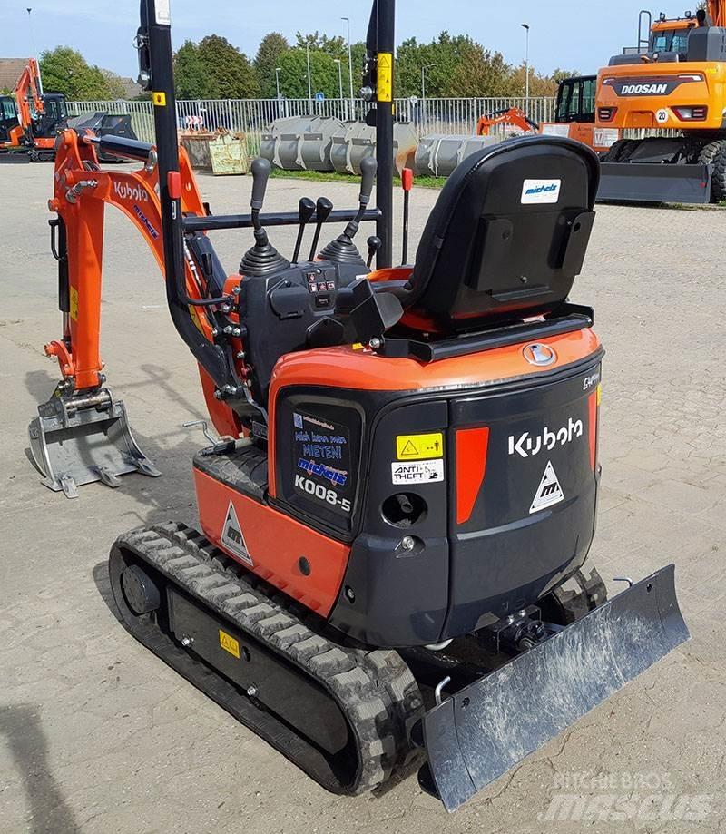 Kubota K 008-5 VHG 소형 굴삭기 7톤 미만