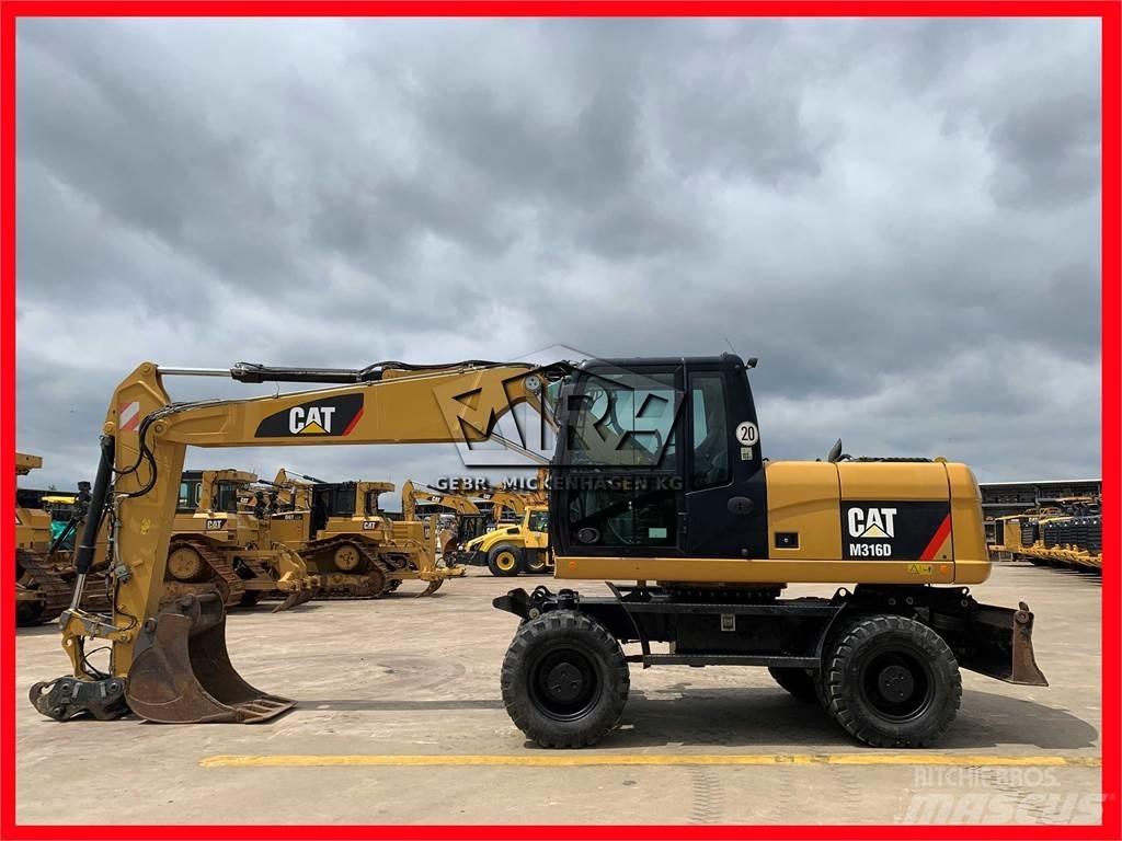 CAT M 316D  휠 굴삭기