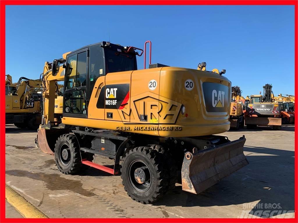 CAT M316 F  휠 굴삭기