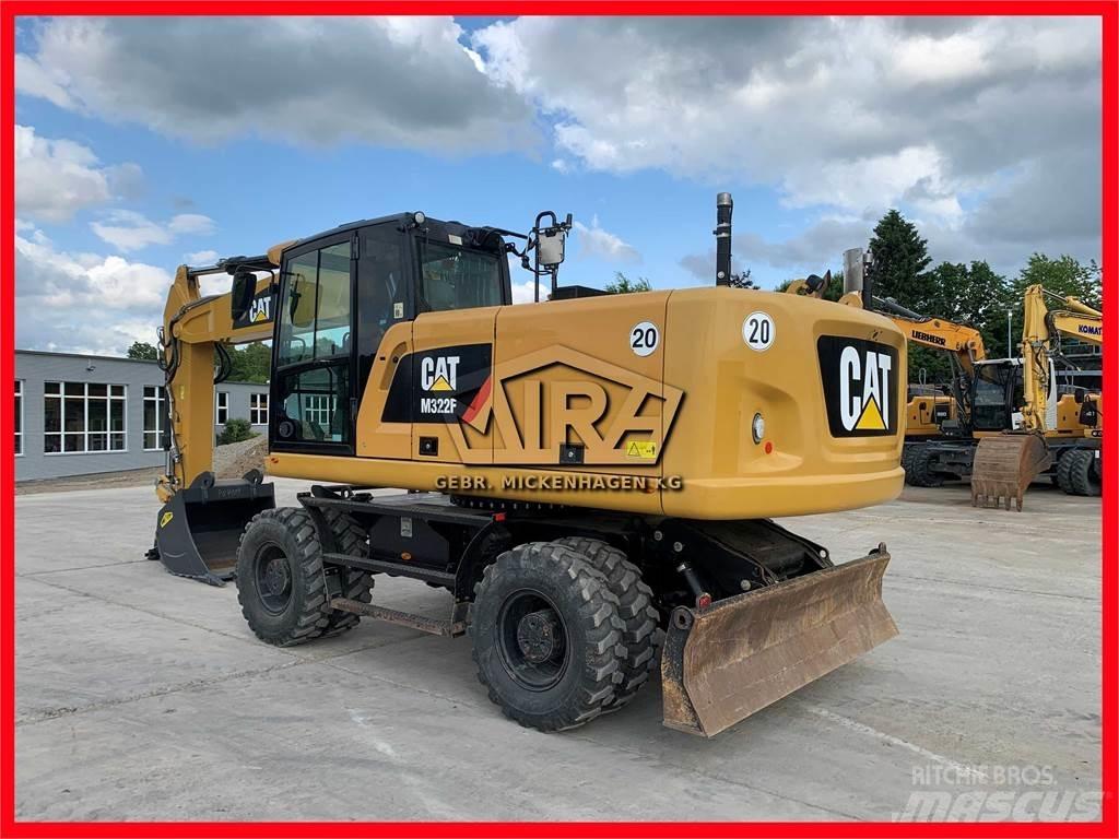 CAT M322 F  휠 굴삭기