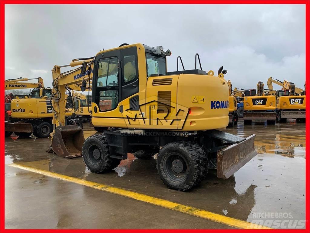 Komatsu PW148-10  휠 굴삭기