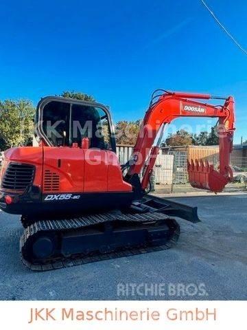 Doosan DX 55-9C 소형 굴삭기 7톤 미만