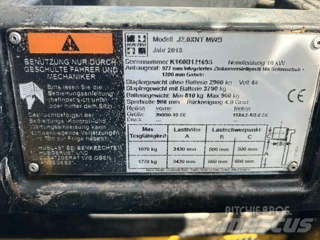 Hyster J2.0XNT MWB 전동 지게차