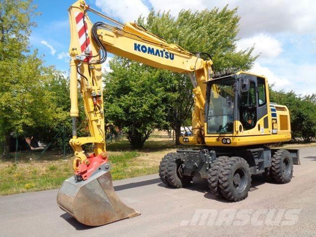 Komatsu PW 160-10  휠 굴삭기