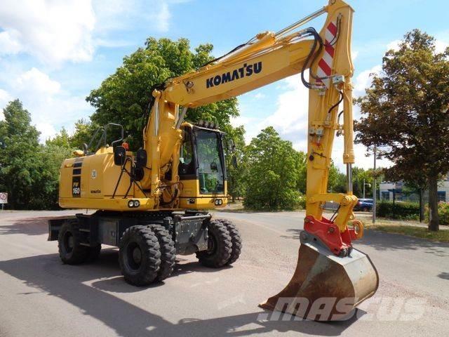 Komatsu PW 160-10  휠 굴삭기