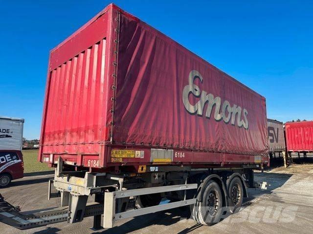 Krone 7,45 Edscha 커튼사이더 트럭
