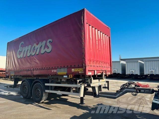 Krone 7,45 Edscha 커튼사이더 트럭
