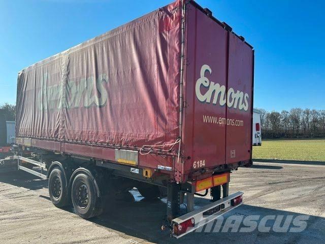 Krone 7,45 Edscha 커튼사이더 트럭