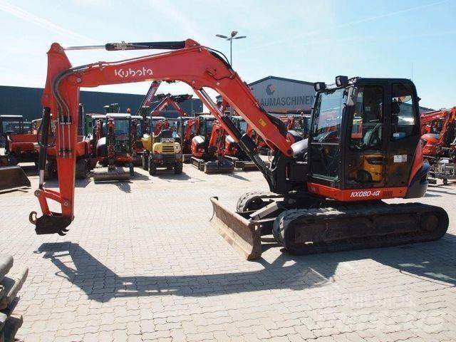 Kubota KX080-4a 소형 굴삭기 7톤 미만