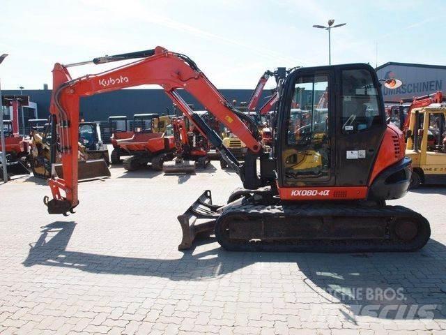 Kubota KX080-4a 소형 굴삭기 7톤 미만