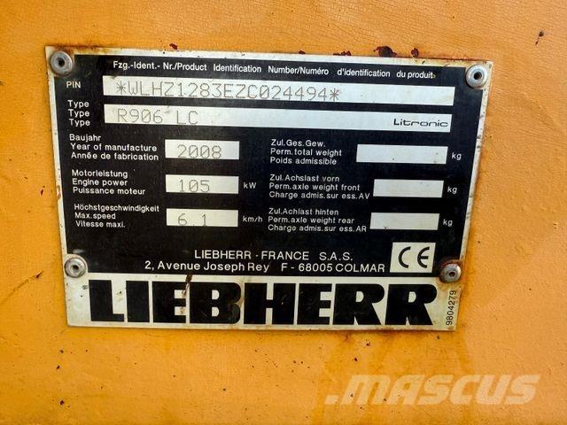 Liebherr R 906 LC 대형 굴삭기 29톤 이상