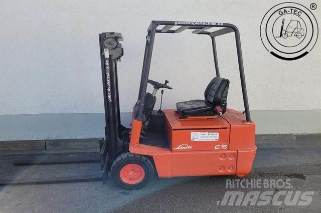 Linde E15 전동 지게차