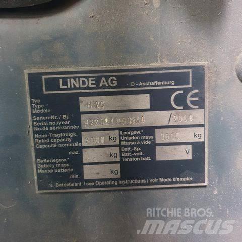 Linde H20 디젤 지게차