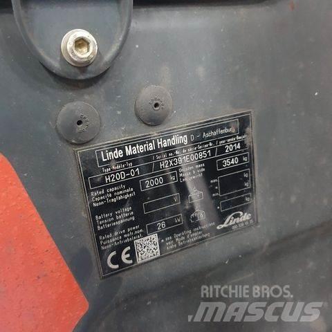 Linde H20D-01 디젤 지게차